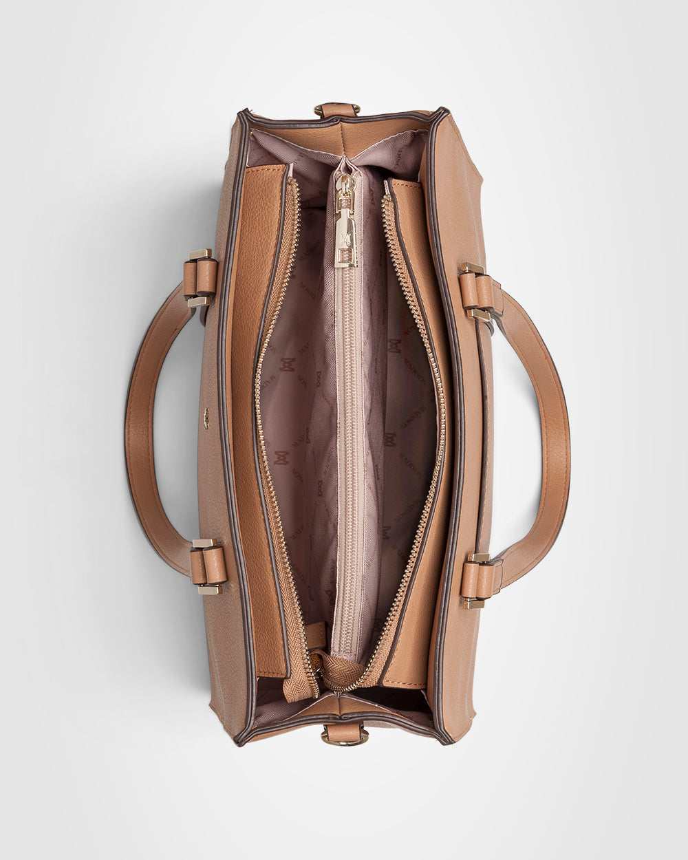 Riley Zip Top Tote With Crossbody Strap-Handbags-PEROZ Accessories