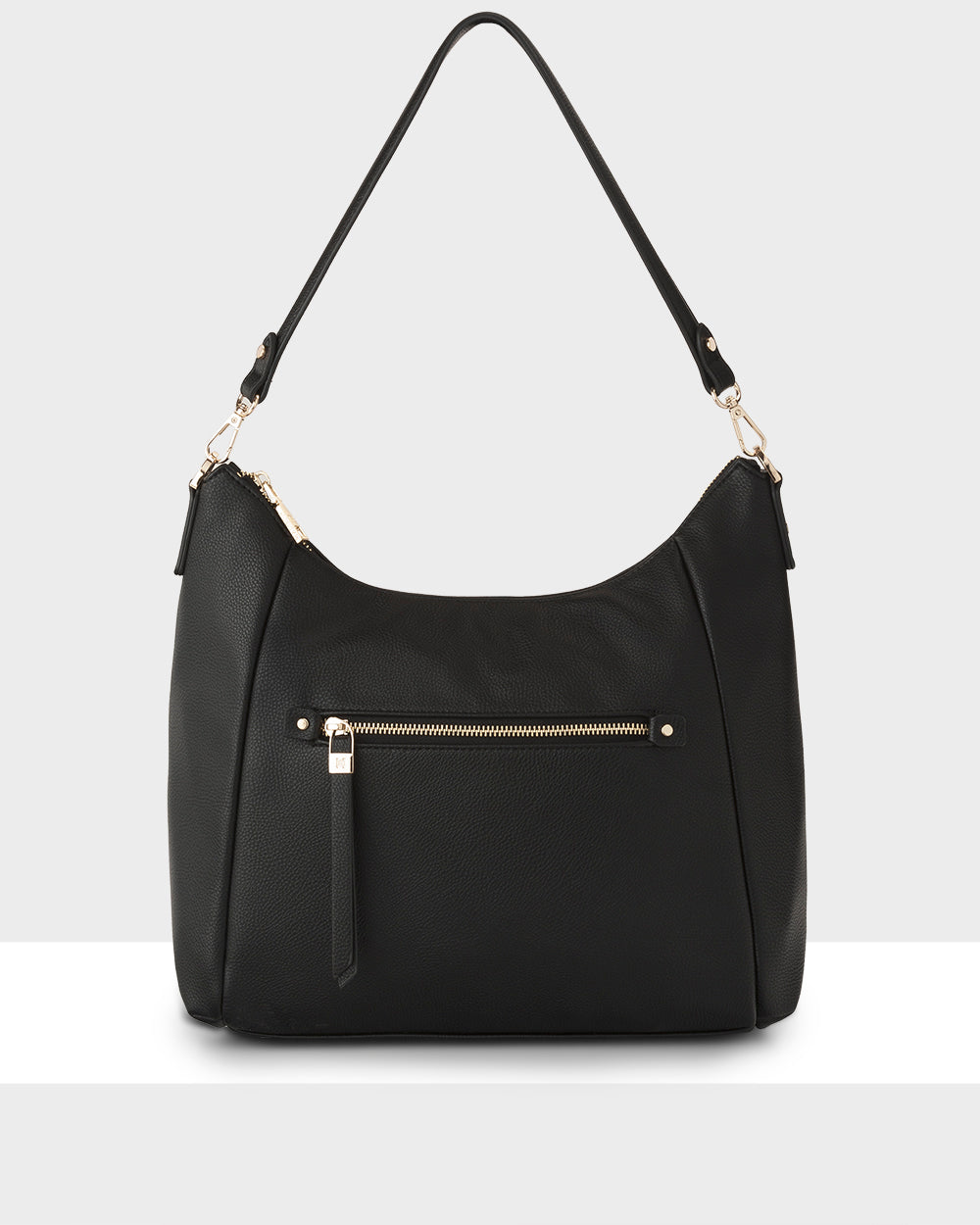 Raquel Soft Large Zip Pocket Hobo Shoulder Bag-Handbags-PEROZ Accessories