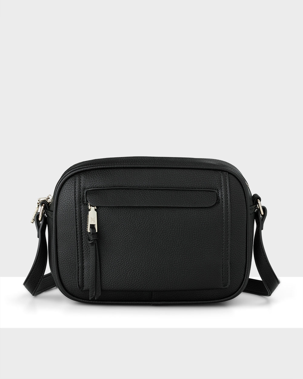 Roxanne Small Camera Crossbody Bag With Front Zip Pocket-Handbags-PEROZ Accessories