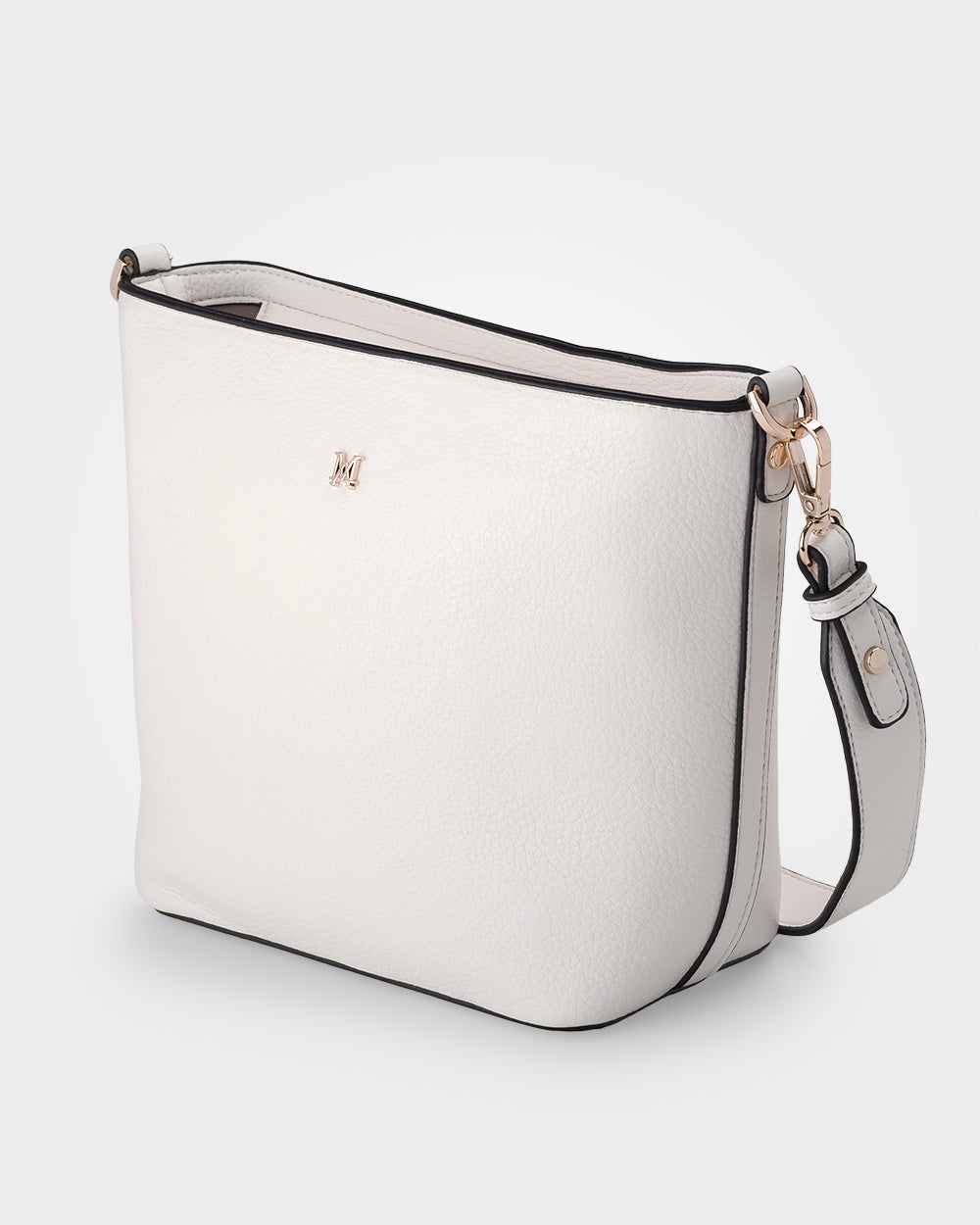 Remi Zip Top Bucket Crossbody Bag-Handbags-PEROZ Accessories