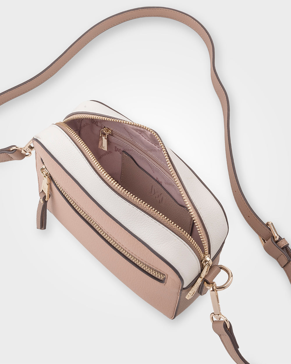 Nina Zip Front Cameral Crossbody Bag-Handbags-PEROZ Accessories