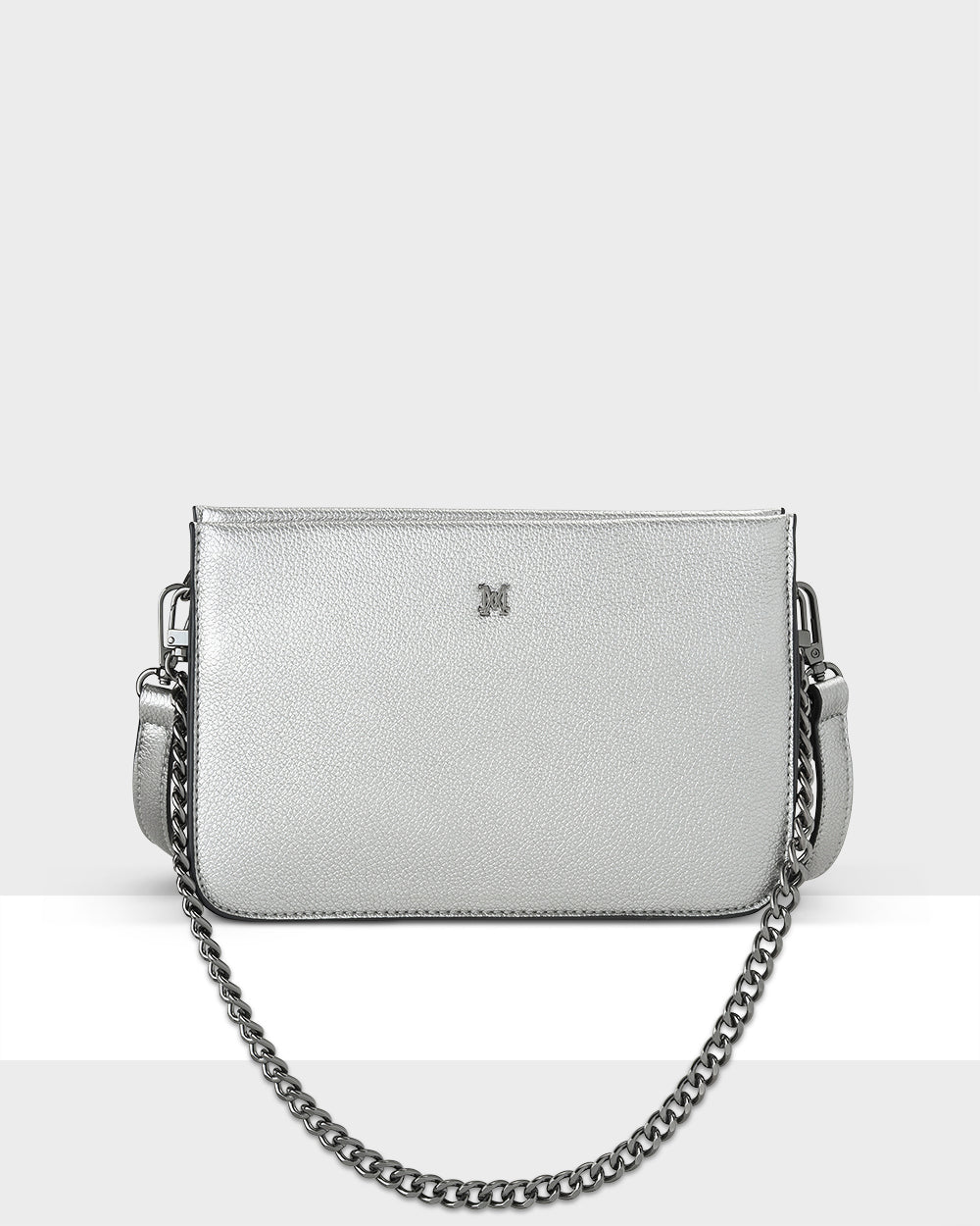 Lucinda Zip Top Convertible Chain & Crossbody Bag-Handbags-PEROZ Accessories