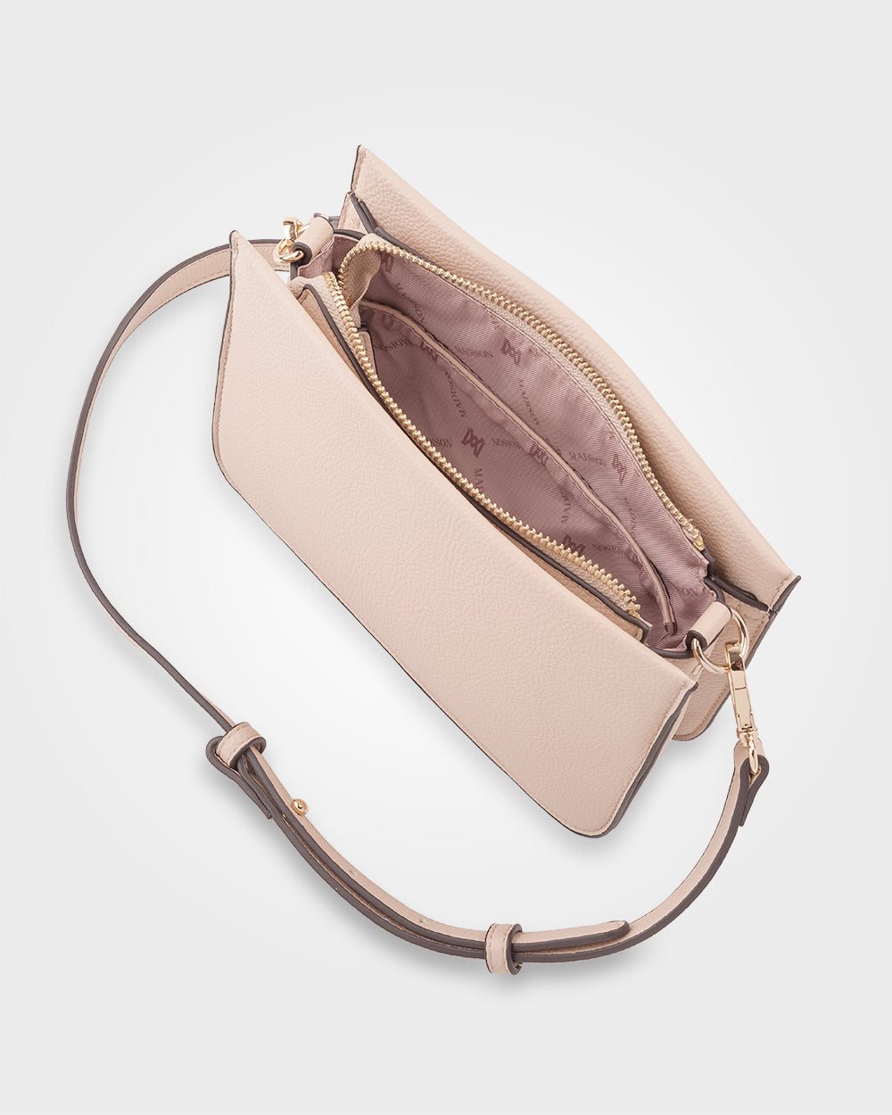 Lucinda Zip Top Convertible Chain & Crossbody Bag-Handbags-PEROZ Accessories