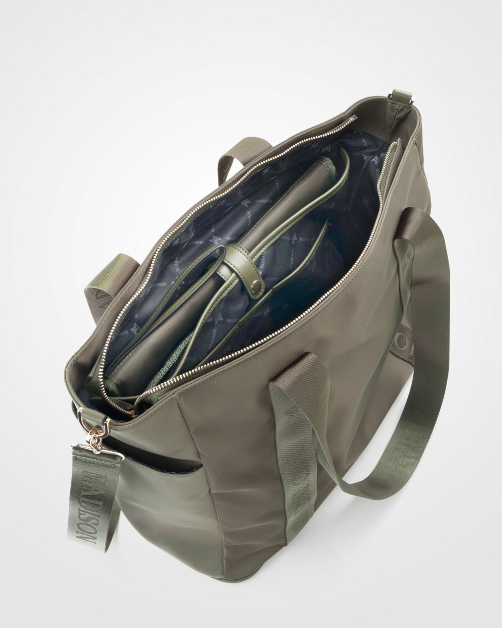 Anita Large Nylon Baby Bag With Change Mat-Handbags-PEROZ Accessories