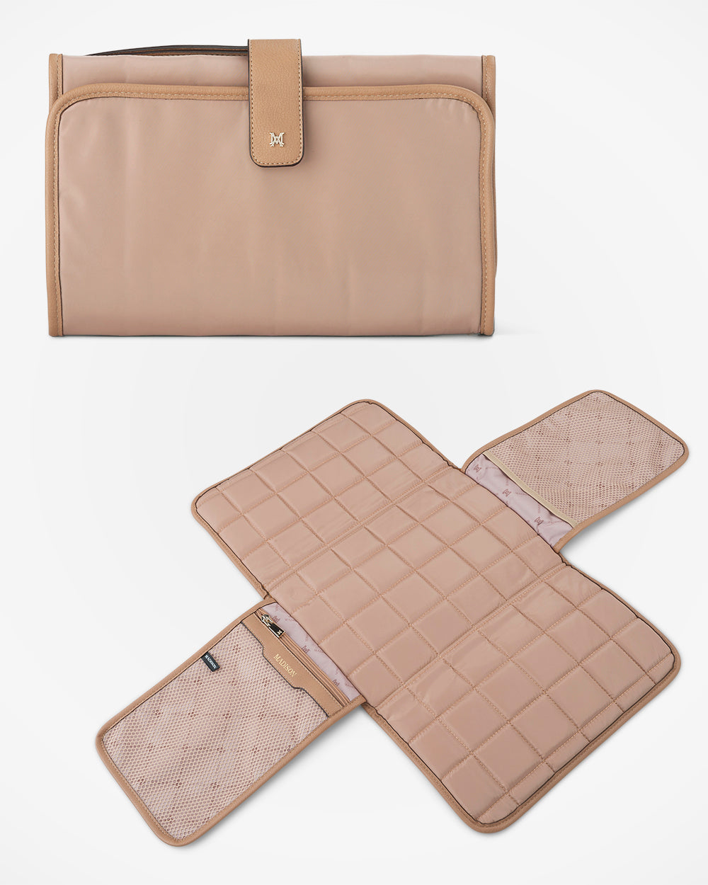 Anita Large Nylon Baby Bag With Change Mat-Handbags-PEROZ Accessories