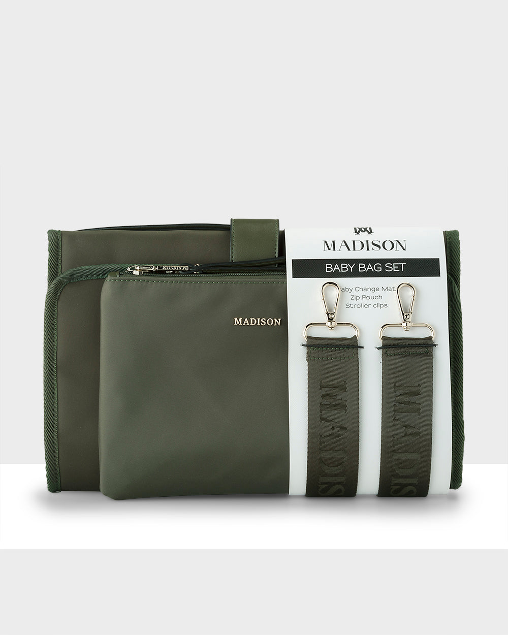 Baby 3 Piece Set - Change Mat, Stroller Clip & Zip Pouch-Accessories-PEROZ Accessories