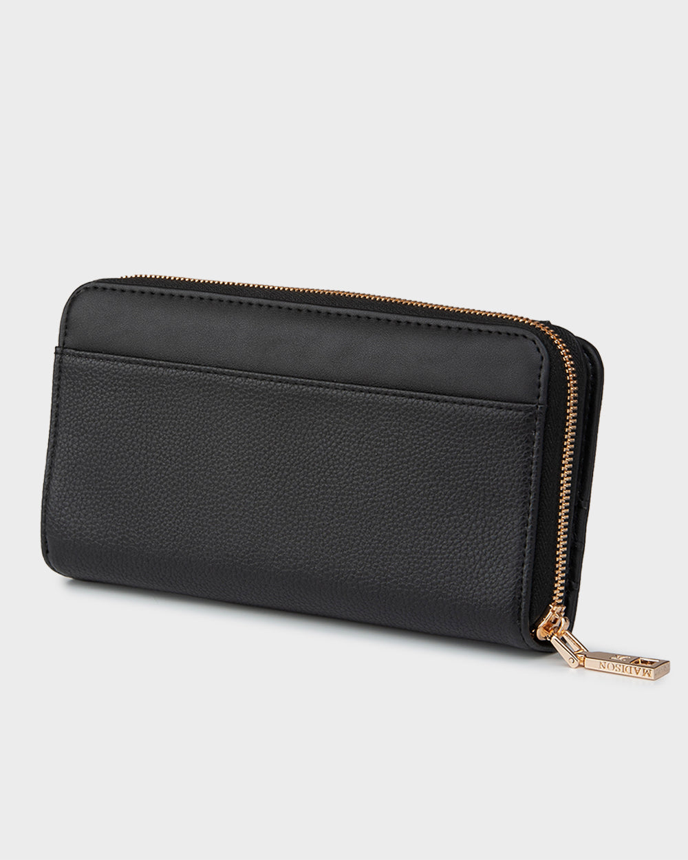 Mila Zip Around Large Wallet With Front Tab Card Section-Wallets-PEROZ Accessories