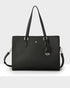 Sheree Laptop Tote Work Bag With Crossbody Strap-Handbags-PEROZ Accessories