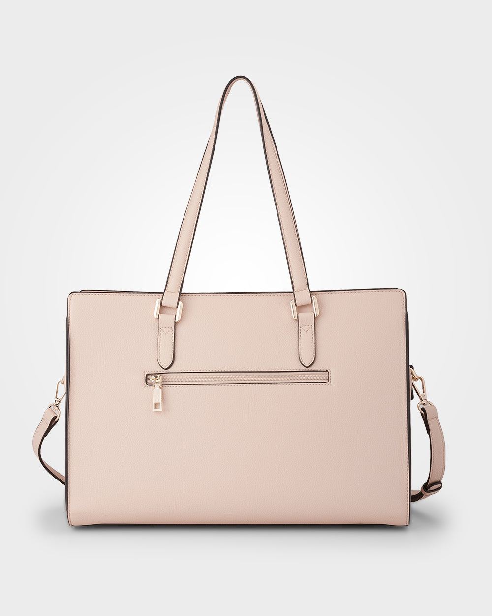 Sheree Laptop Tote Work Bag With Crossbody Strap-Handbags-PEROZ Accessories