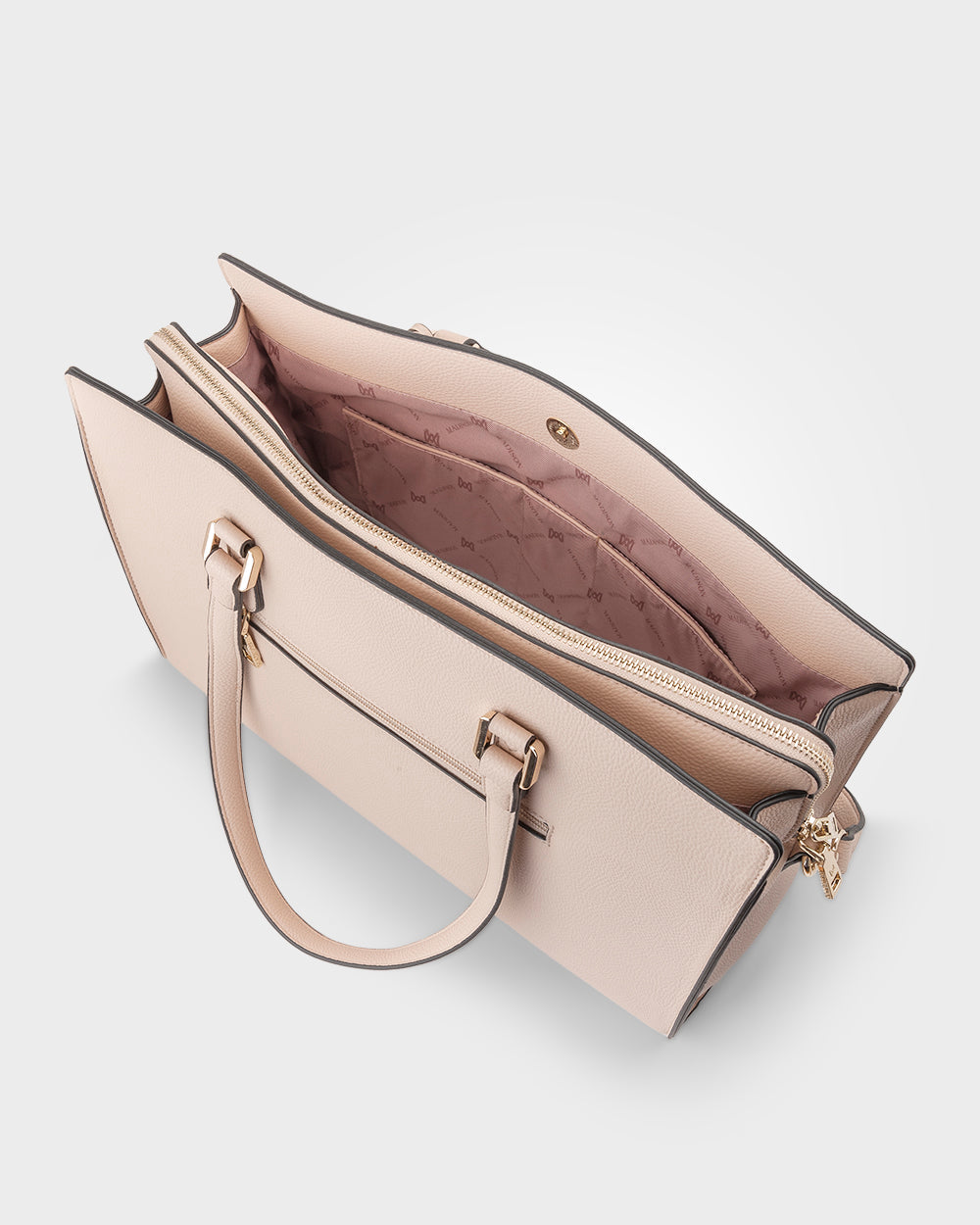 Sheree Laptop Tote Work Bag With Crossbody Strap-Handbags-PEROZ Accessories