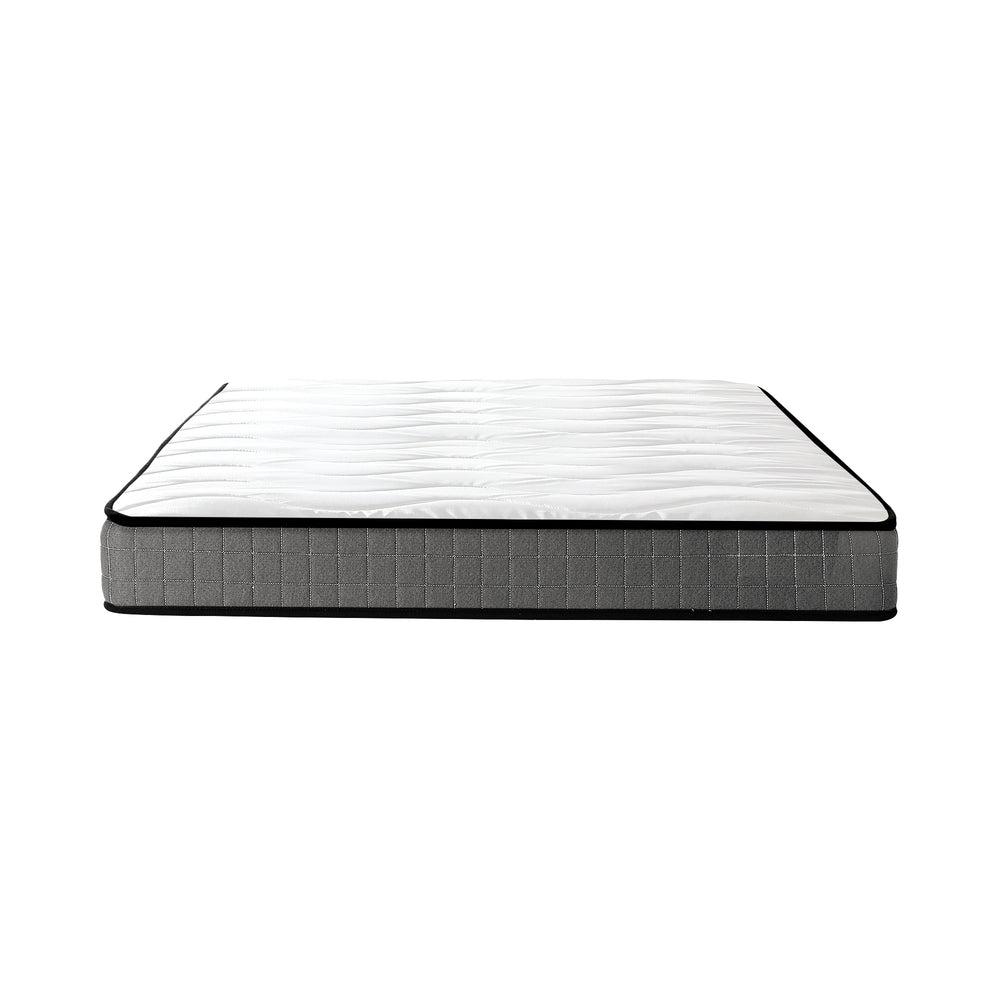 Bedra Double Mattress Tight Top Bonnell Spring Bed Foam Medium Firm 13CM-Mattresses-PEROZ Accessories