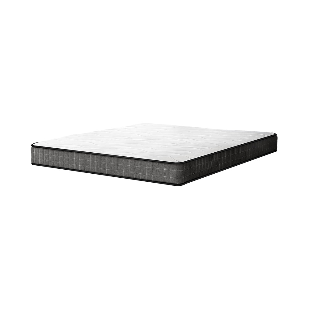Bedra Double Mattress Tight Top Bonnell Spring Bed Foam Medium Firm 13CM-Mattresses-PEROZ Accessories