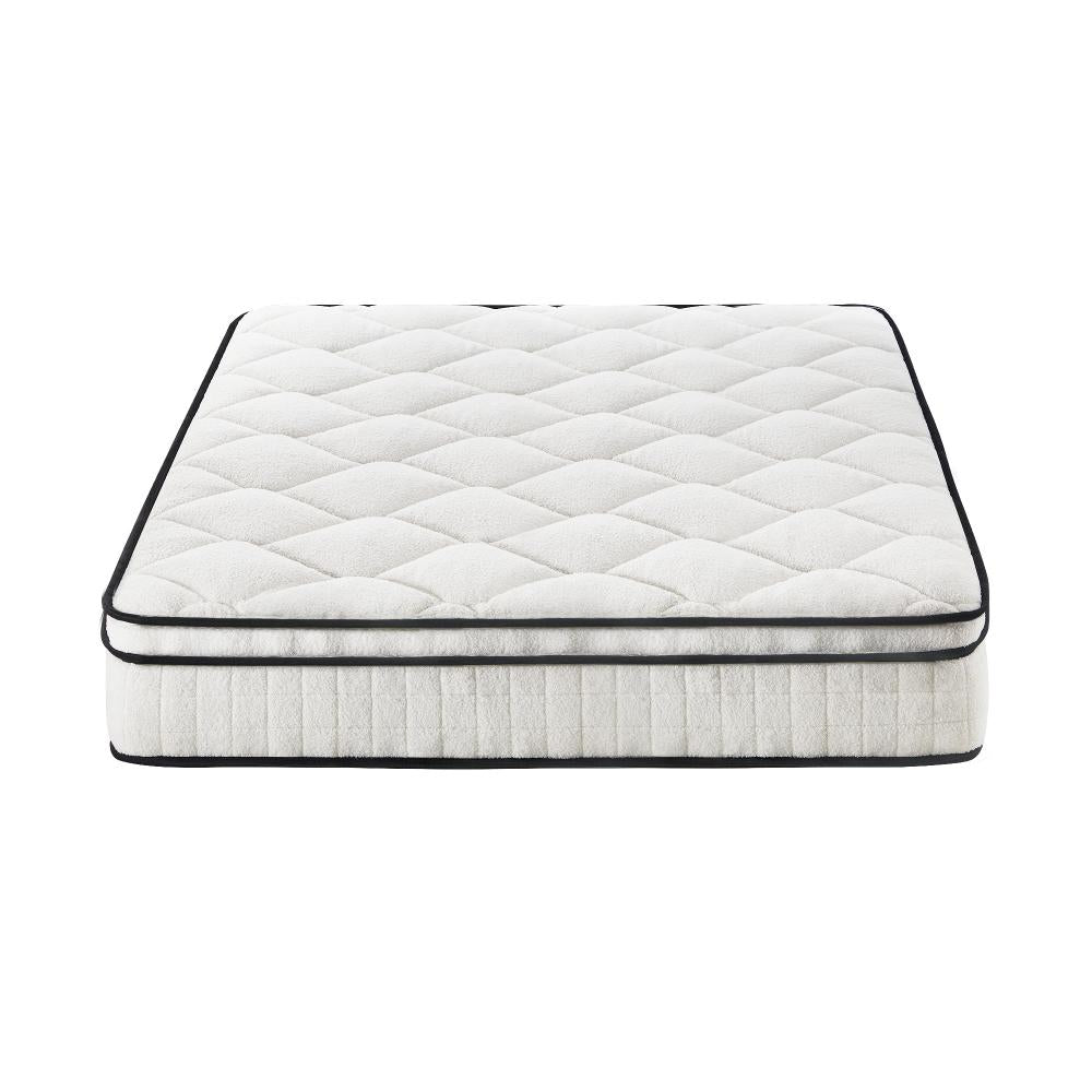 Bedra Boucle Double Mattress Memory Foam Pocket Spring Euro Top-Mattresses-PEROZ Accessories