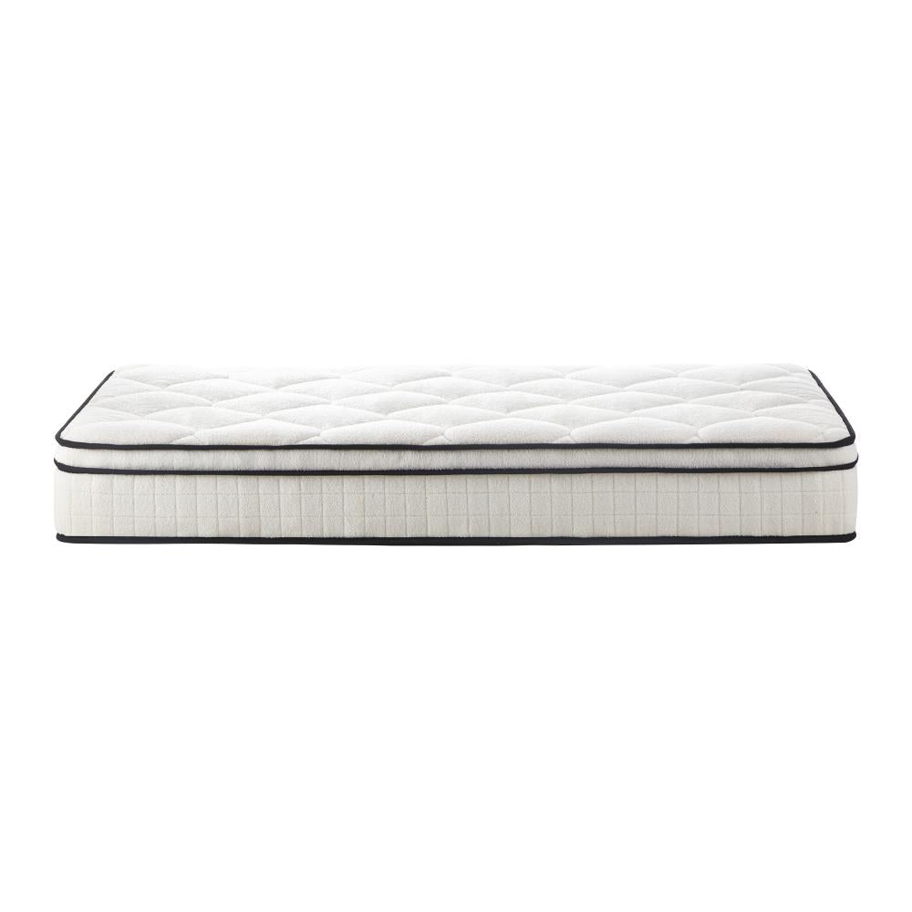Bedra Boucle King Single Mattress Memory Foam Pocket Spring Euro Top-Mattresses-PEROZ Accessories