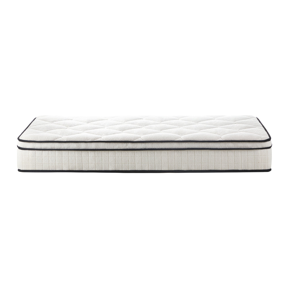 Bedra Boucle Single Mattress Memory Foam Pocket Spring Euro Top-Mattresses-PEROZ Accessories