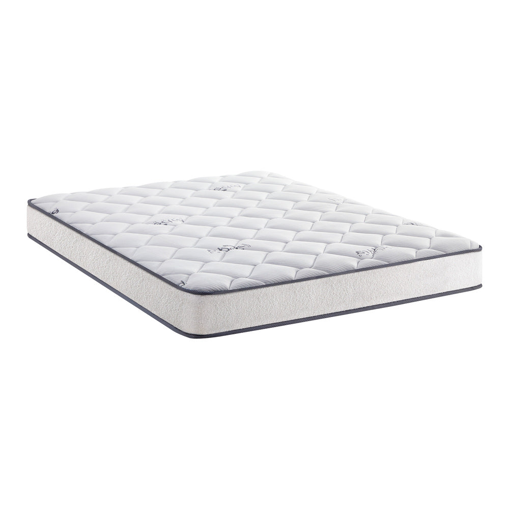 Bedra Double Mattress Boucle Bonnell Spring 16cm-Mattresses-PEROZ Accessories