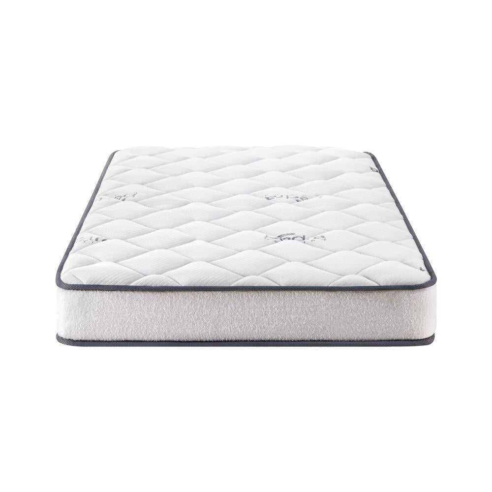 Bedra Single Mattress Boucle Bonnell Spring 16cm-Mattresses-PEROZ Accessories