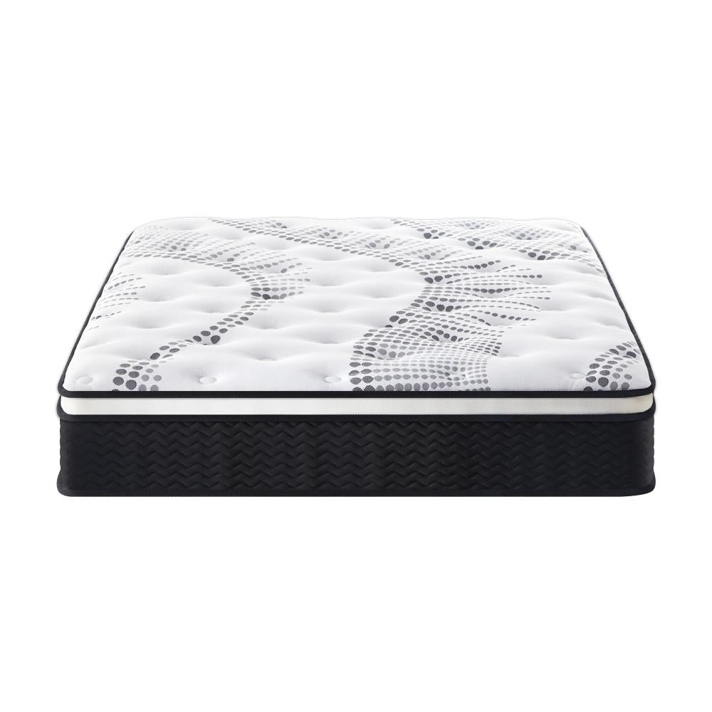 Bedra Double Mattress Cool Gel Foam Euro Top Pocket Spring 22cm-Mattresses-PEROZ Accessories