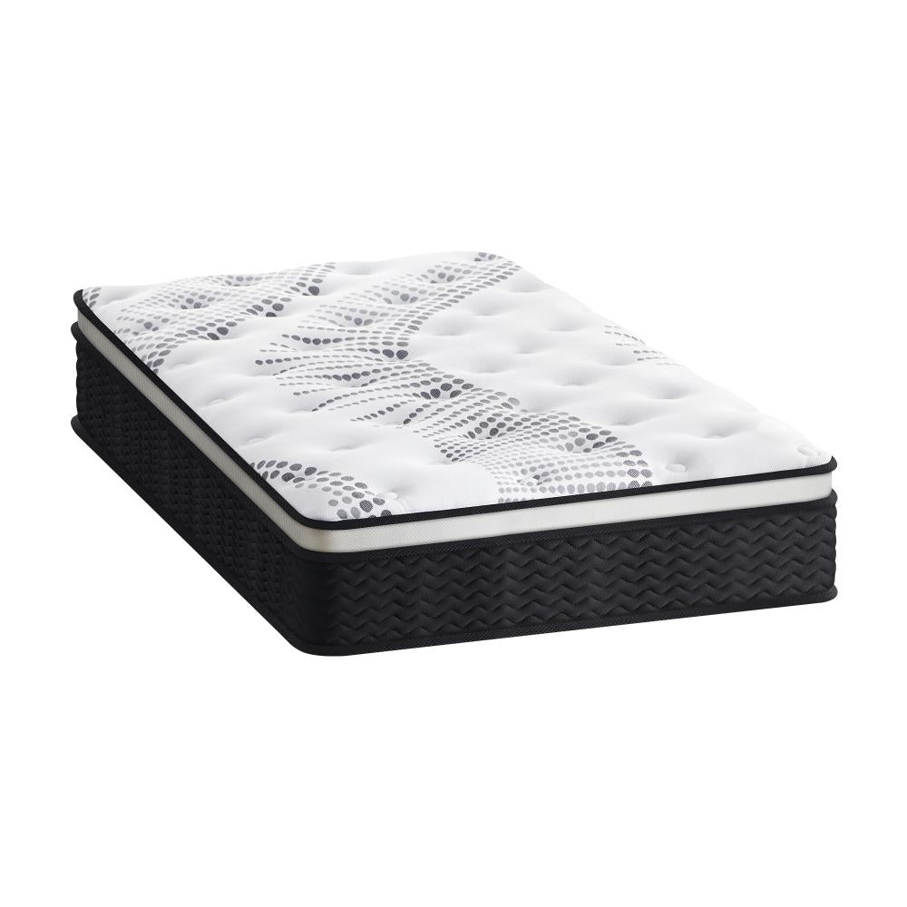 Bedra Single Mattress Cool Gel Foam Euro Top Pocket Spring 22cm-Mattresses-PEROZ Accessories