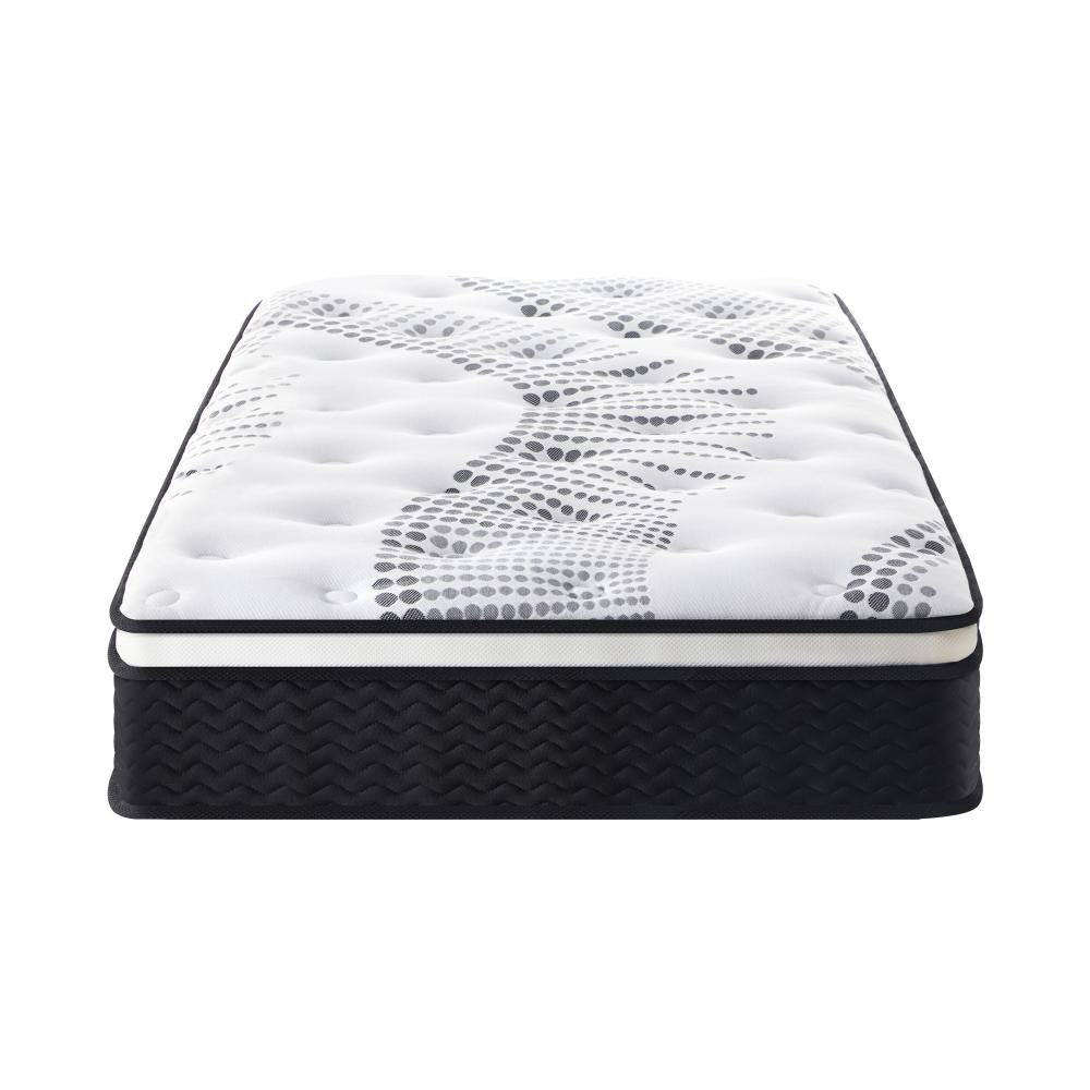 Bedra Single Mattress Cool Gel Foam Euro Top Pocket Spring 22cm-Mattresses-PEROZ Accessories