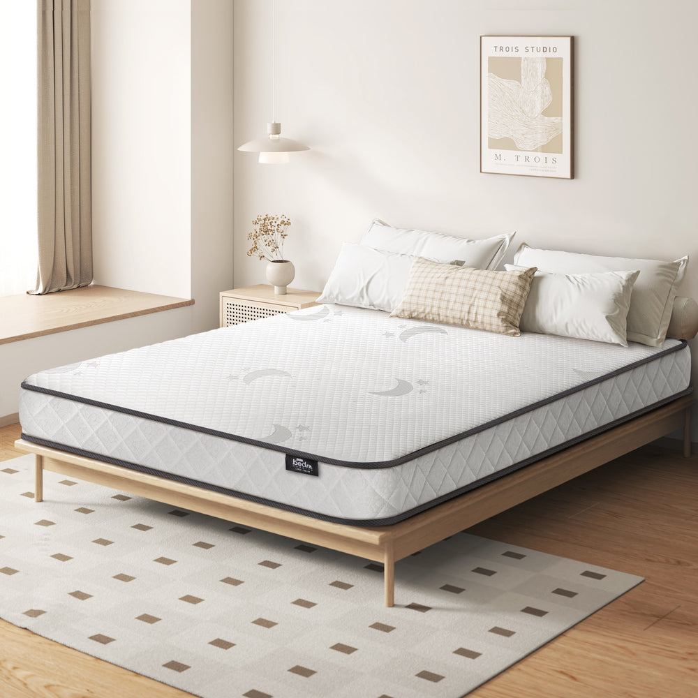 Bedra Double Mattress Tight Top Bonnell Spring Foam 13CM-Mattress-PEROZ Accessories