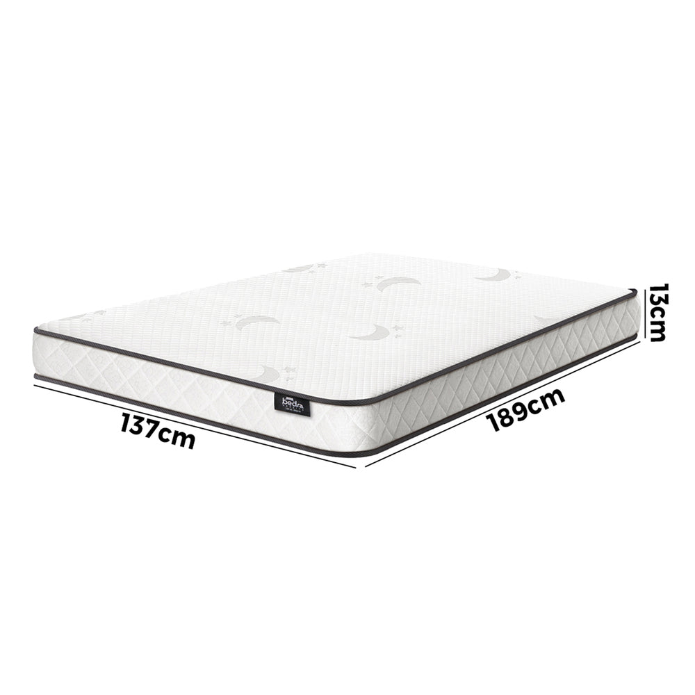 Bedra Double Mattress Tight Top Bonnell Spring Foam 13CM-Mattress-PEROZ Accessories