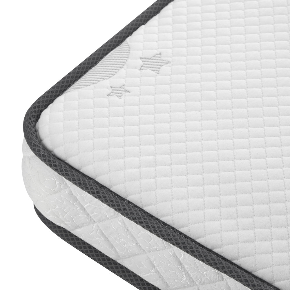 Bedra Double Mattress Tight Top Bonnell Spring Foam 13CM-Mattress-PEROZ Accessories