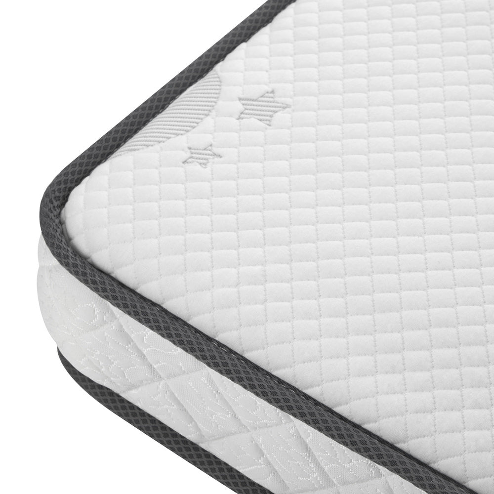 Bedra King Single Mattress Tight Top Bonnell Spring Foam 13CM-Mattress-PEROZ Accessories