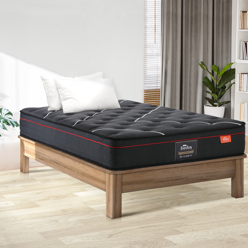 Bedra Single Mattress Tight Top Cool Gel Foam Pocket Spring 22cm-Mattresses-PEROZ Accessories