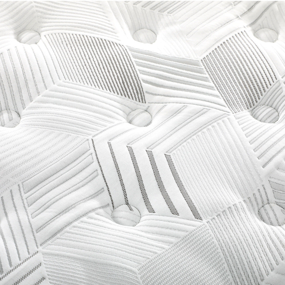Bedra Double Mattress 22CM Cool Gel Foam Bonnell Spring with Pillows-Mattress-PEROZ Accessories