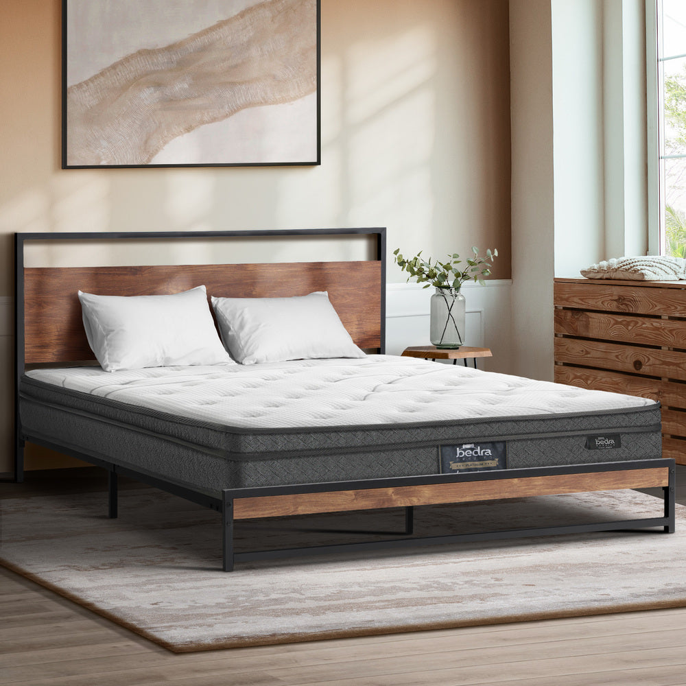 Bedra Double Mattress Bonnell Spring Tight Top 21CM-Mattress-PEROZ Accessories