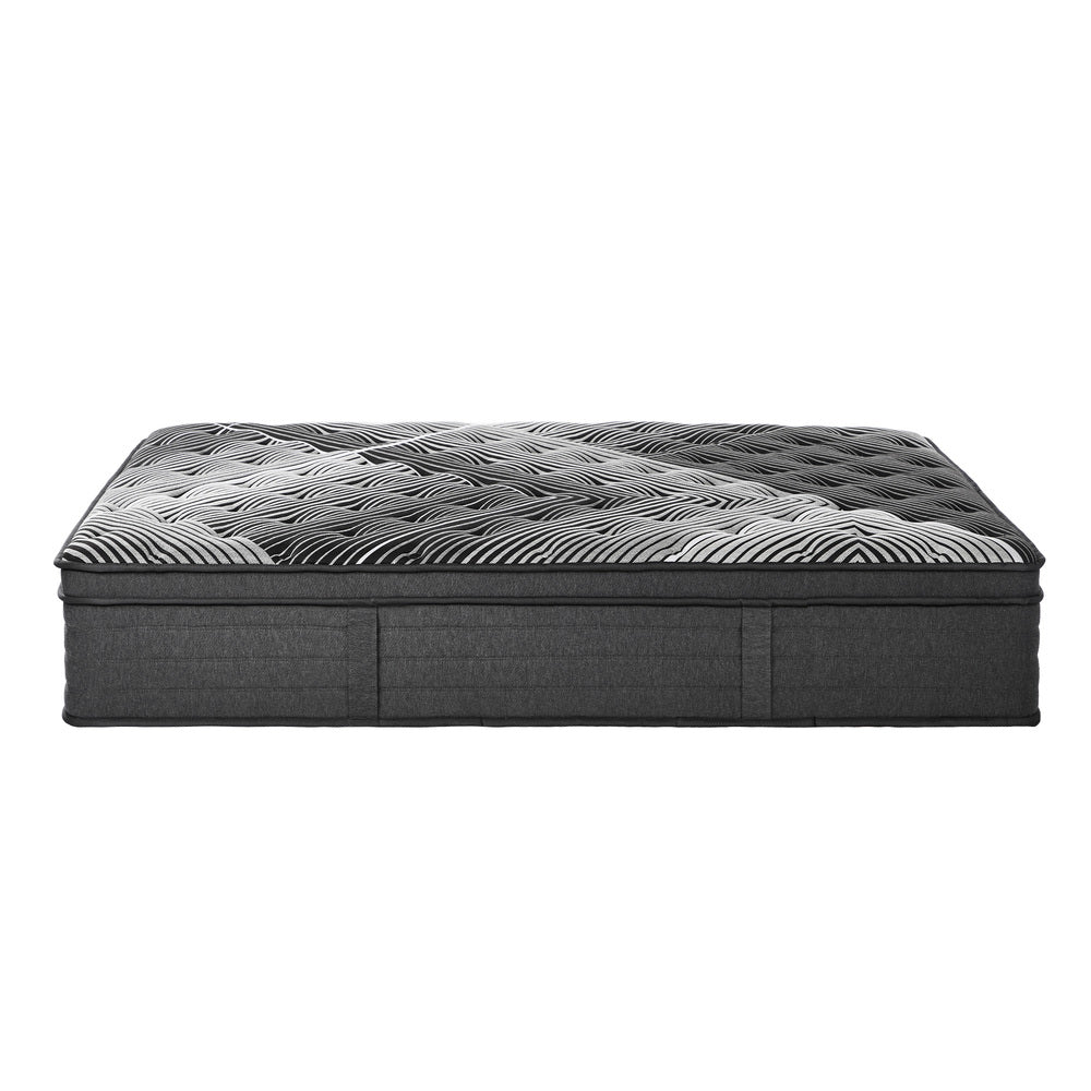 Bedra Queen Mattress 9 Zone Pocket Spring Foam Bamboo Euro Top 35cm-Mattress-PEROZ Accessories
