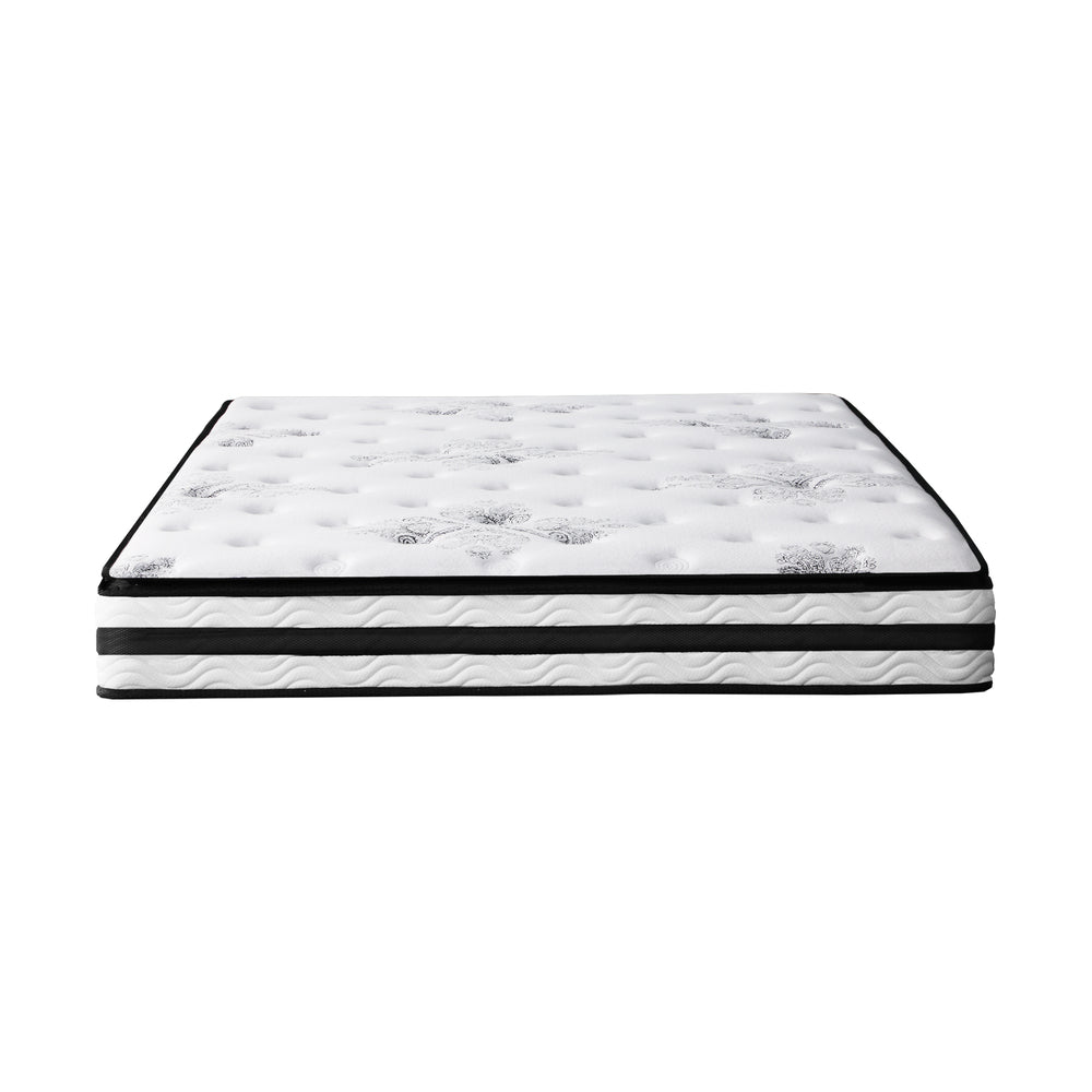 Bedra King Mattress Breathable Bonnell Spring Foam 22cm-Mattress-PEROZ Accessories