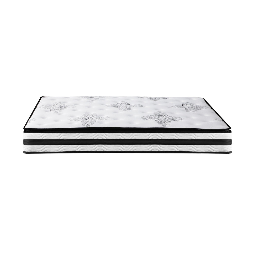 Bedra King Mattress Breathable Bonnell Spring Foam 22cm-Mattress-PEROZ Accessories