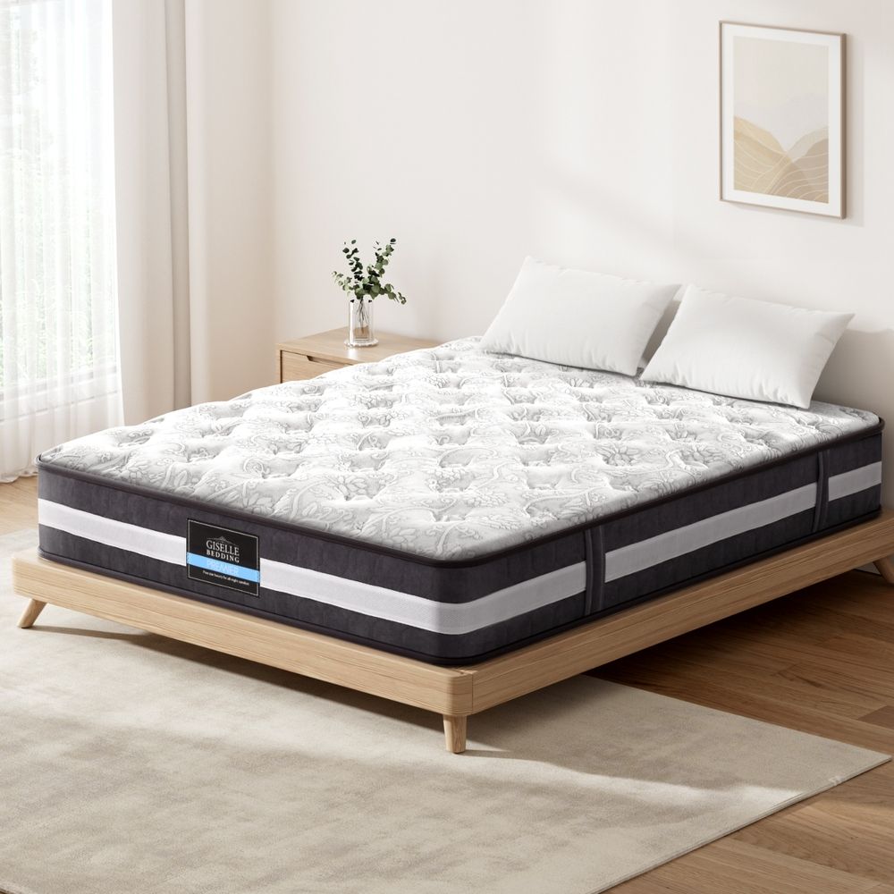 Giselle Bedding 30cm Mattress Pocket Spring Double-Mattresses-PEROZ Accessories