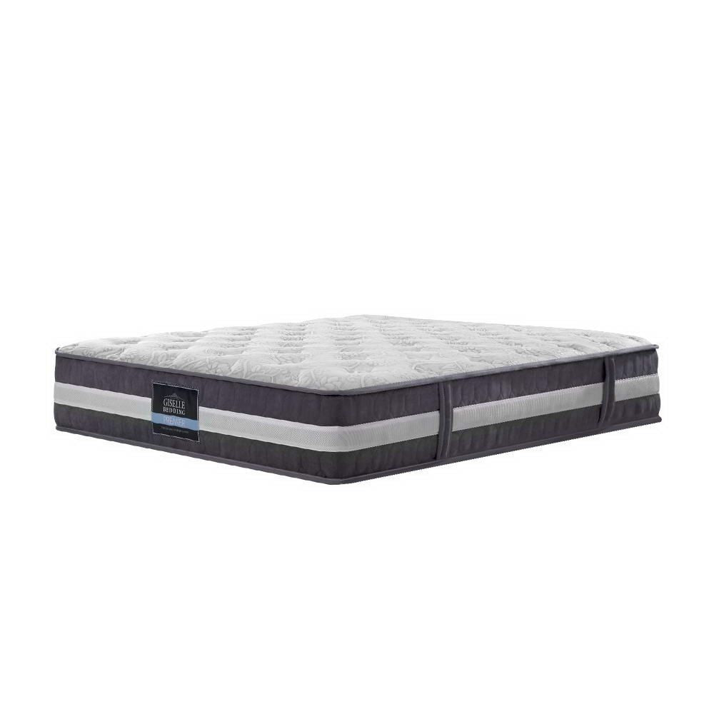 Giselle Bedding 30cm Mattress Pocket Spring King-Mattresses-PEROZ Accessories