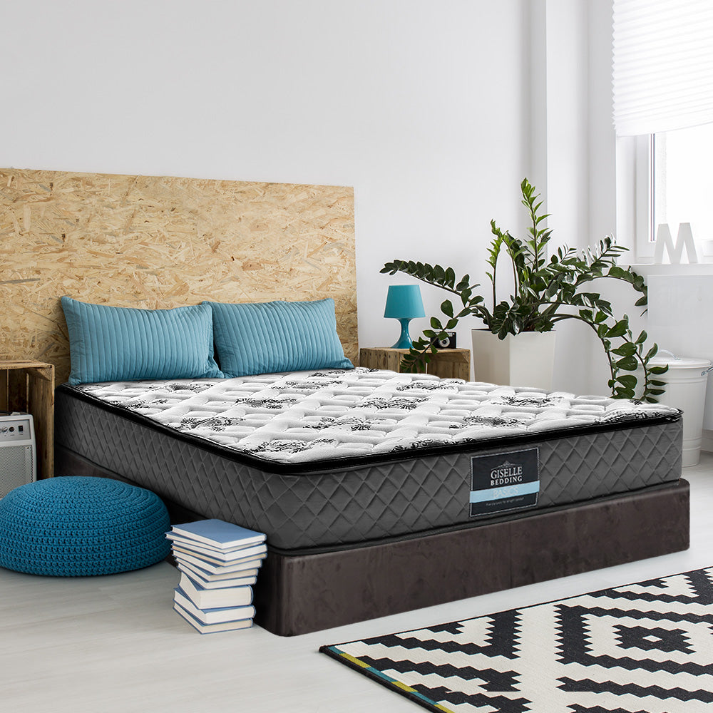 Giselle Bedding 24cm Mattress Pillow Top Double-Mattresses-PEROZ Accessories