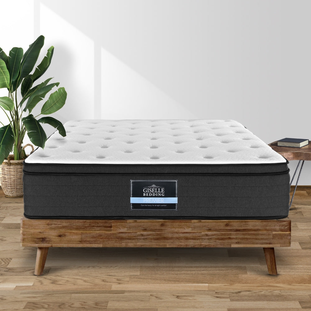 Giselle Bedding 34cm Mattress Euro Top Queen-Mattresses-PEROZ Accessories