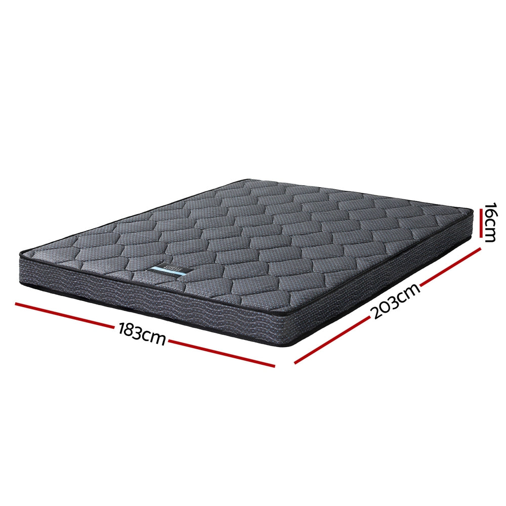 16cm Mattress Giselle Bonnell Spring King-Furniture > Mattresses > King Size Mattress-PEROZ Accessories