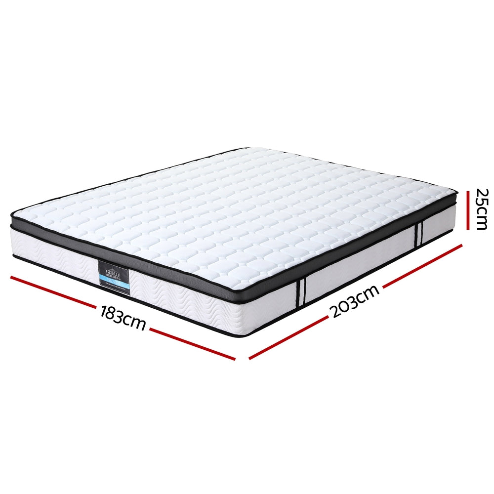 Giselle Mattress Cool Gel Foam 25cm King-Furniture > Mattresses > King Size Mattress-PEROZ Accessories