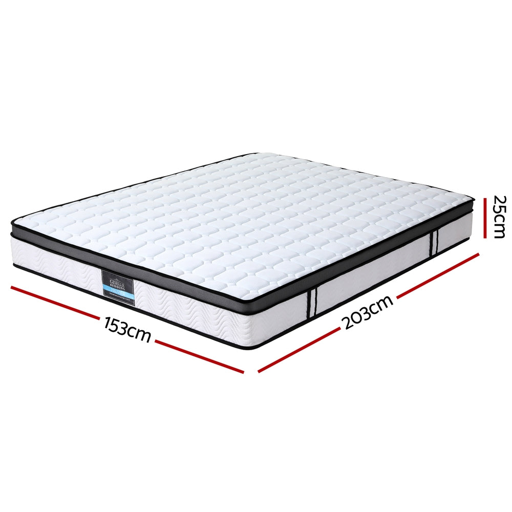 Giselle Mattress Cool Gel Foam 25cm Queen-Furniture > Mattresses > Queen Mattress-PEROZ Accessories