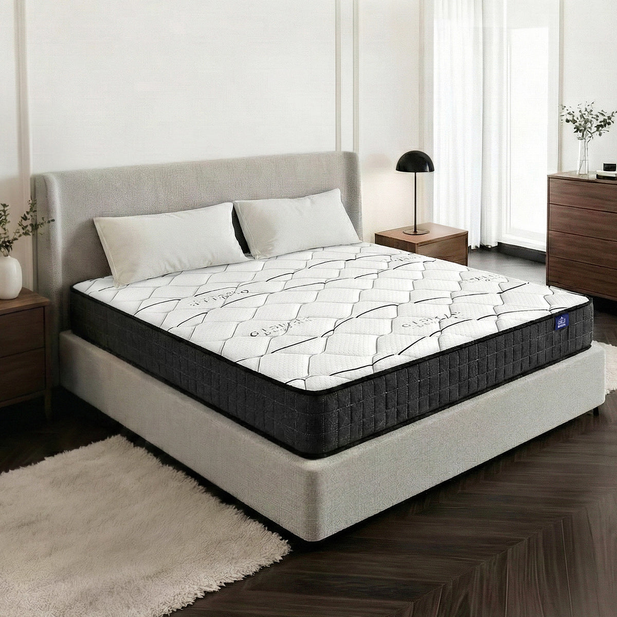 Giselle Bedding 16cm Mattress Medium Firm King-Furniture > Mattresses > King Size Mattress-PEROZ Accessories