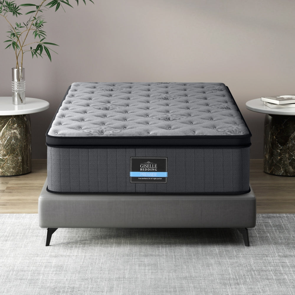 Bed Mattress Giselle 34cm King Single-Furniture > Mattresses > King Single Mattress-PEROZ Accessories
