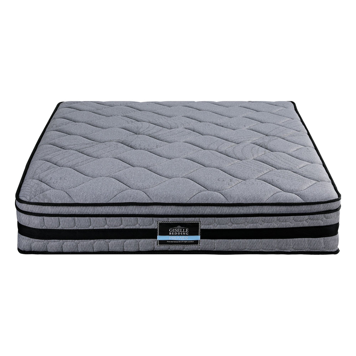 Giselle Bedding 34cm Double Mattress Hybrid, Pocket Spring Bed Mattress-Furniture > Mattresses > Double Mattress-PEROZ Accessories