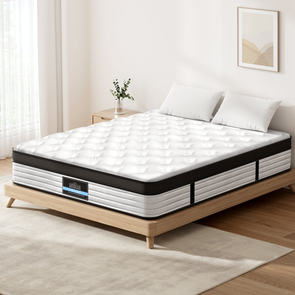 Giselle Bedding 31cm Mattress Euro Top Double-Mattresses-PEROZ Accessories