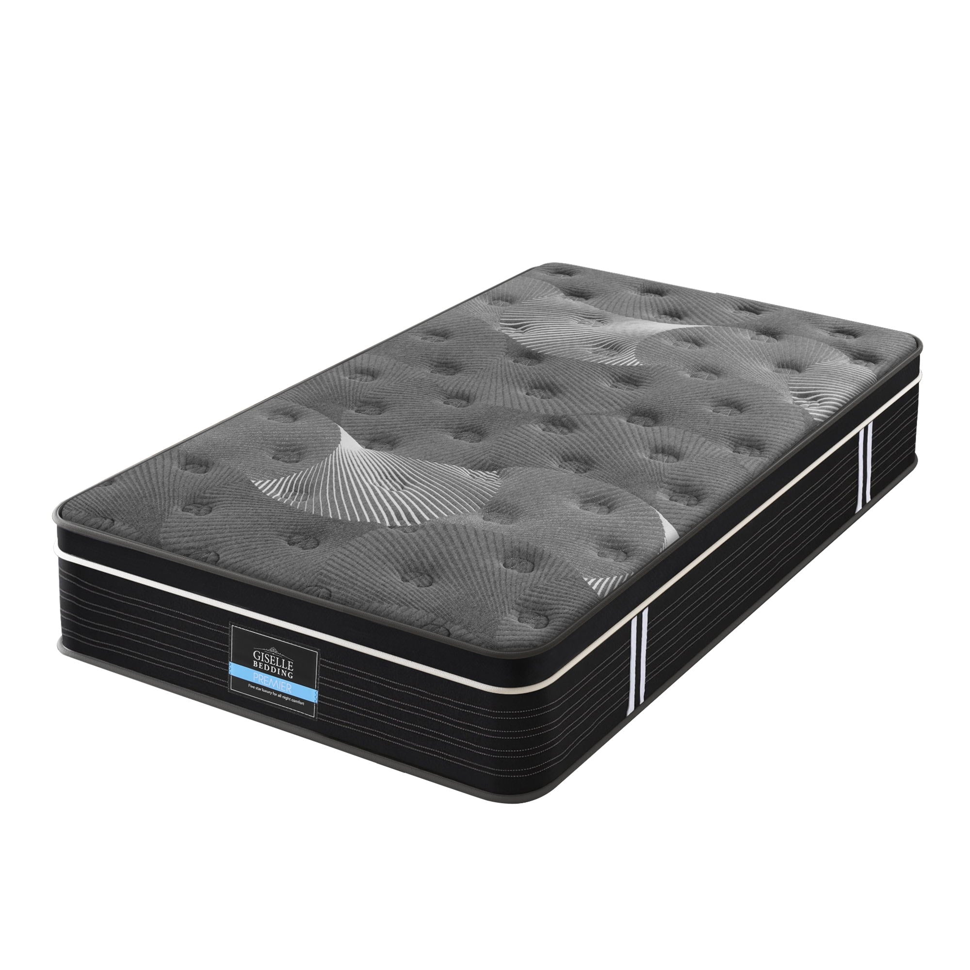 Giselle Bedding 35cm Mattress Graphene Memory Foam Medium Firm Euro Top Mattresses King Single-Furniture > Mattresses > King Single Mattress-PEROZ Accessories