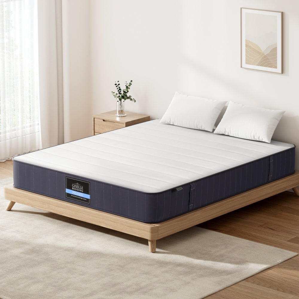 20cm Giselle Mattress Queen Bed Pocket Spring Mattresses-Furniture > Mattresses > Queen Mattress-PEROZ Accessories
