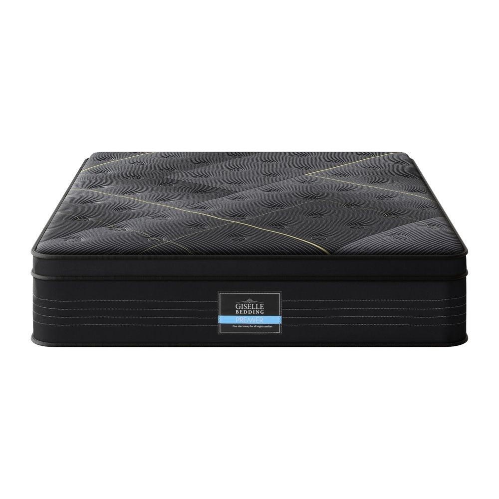 35cm Giselle Mattress King Bed Bamboo Pocket Firm Foam-Furniture > Mattresses > King Size Mattress-PEROZ Accessories