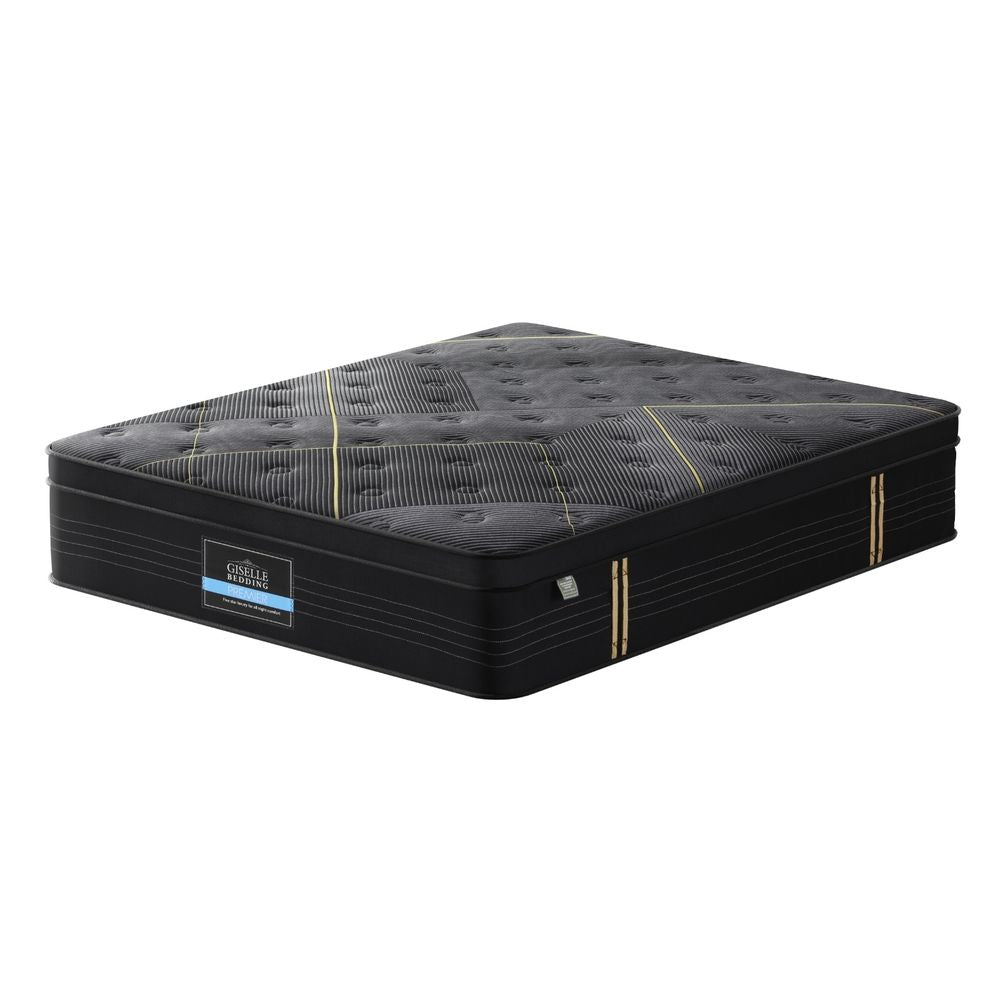 35cm Giselle Mattress King Bed Bamboo Pocket Firm Foam-Furniture > Mattresses > King Size Mattress-PEROZ Accessories