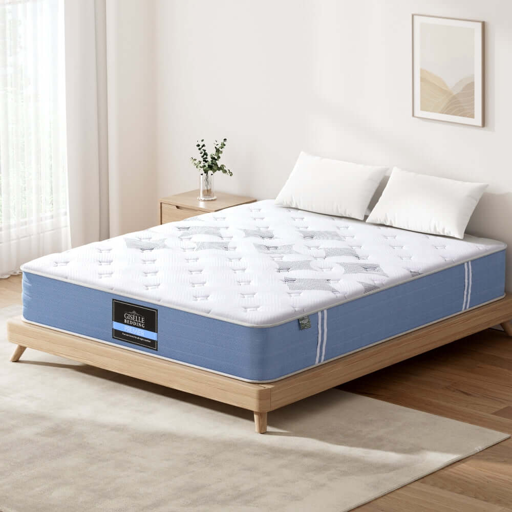 25cm Giselle Mattress Double Bed Pocket Spring Mattresses-Furniture > Mattresses > Double Mattress-PEROZ Accessories